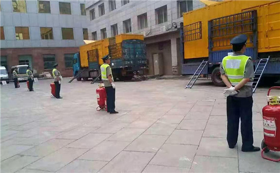 上安乡租赁发电机案例