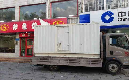 上安乡出租发电机施工案例
